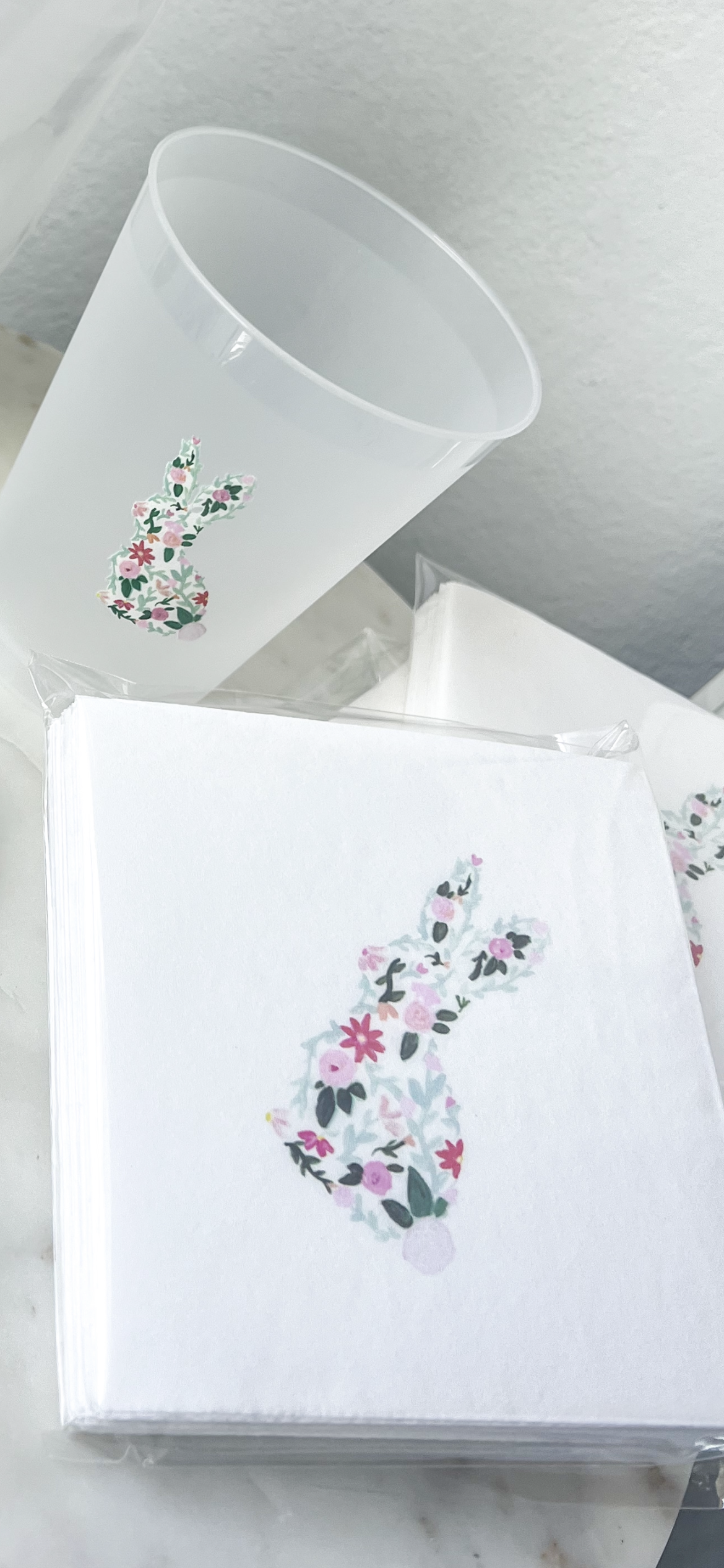 La Fleur Bunny Party Napkins