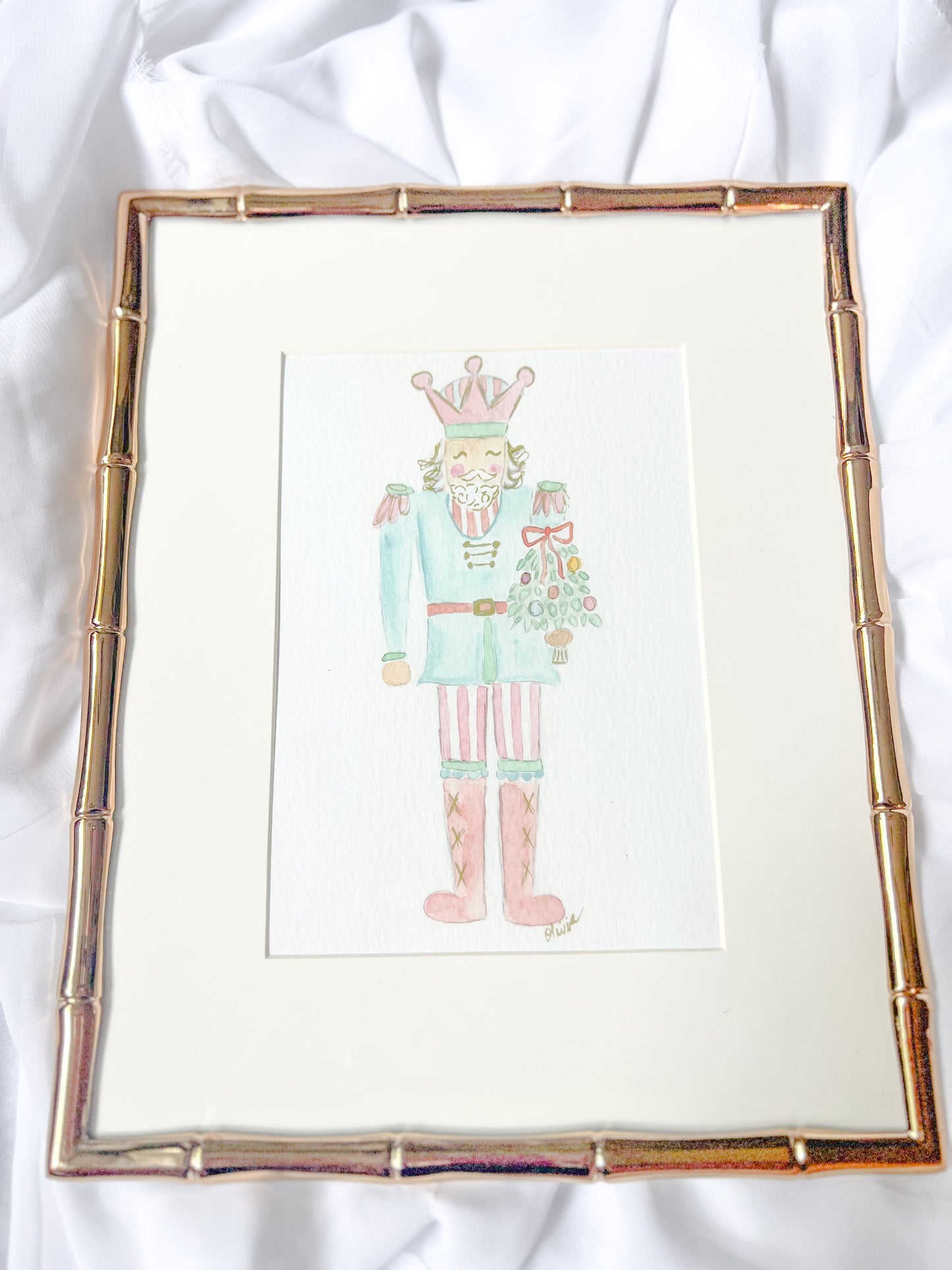 Watercolor Nutcracker Fine Art Prints