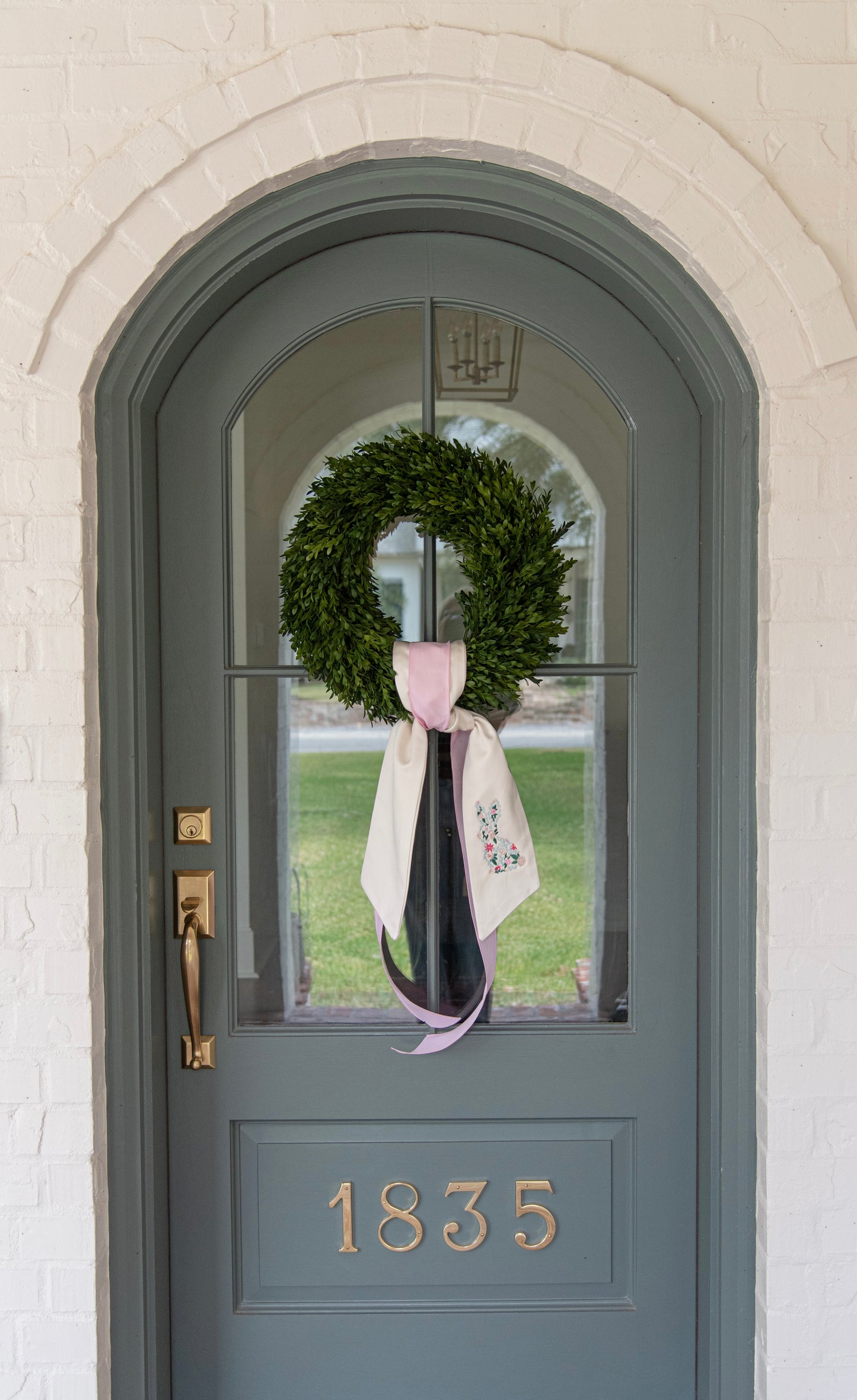 La Fleur Bunny Wreath Sash