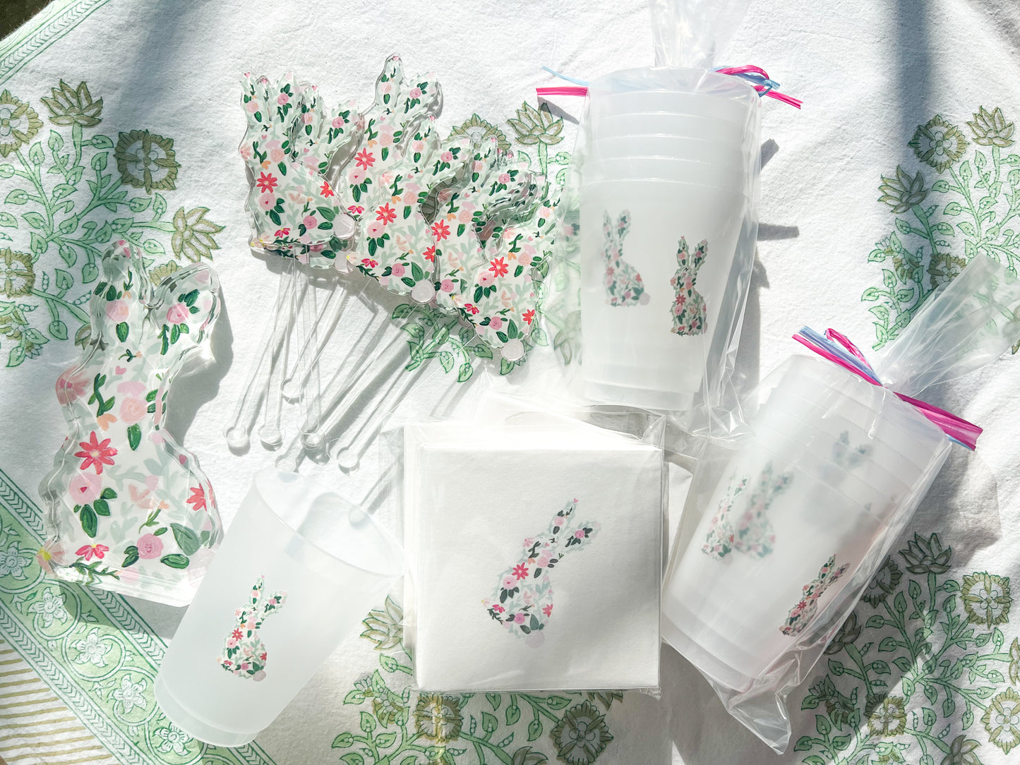 La Fleur Bunny Party Napkins