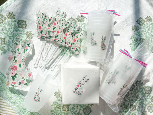 La Fleur Bunny Party Napkins