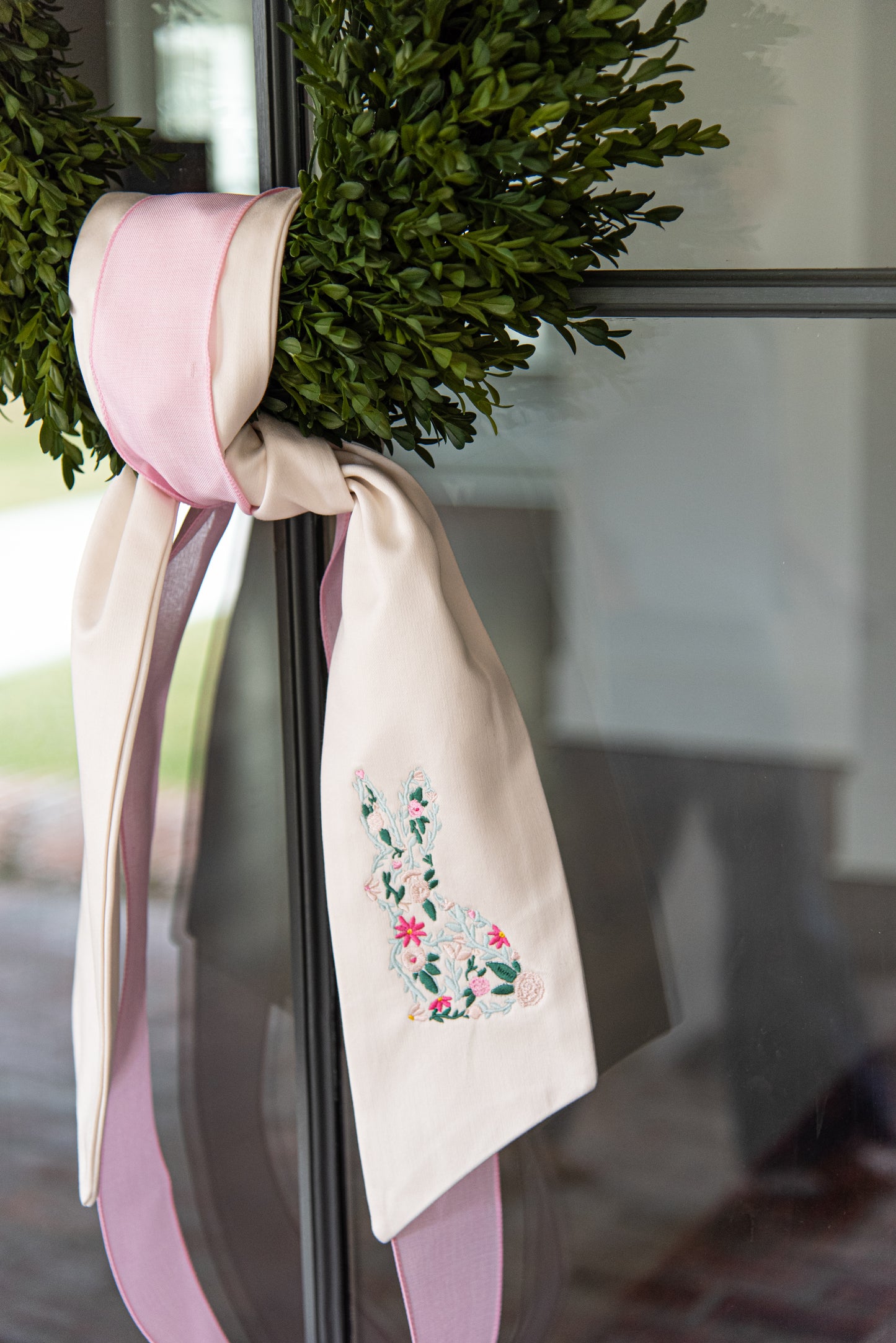 La Fleur Bunny Wreath Sash