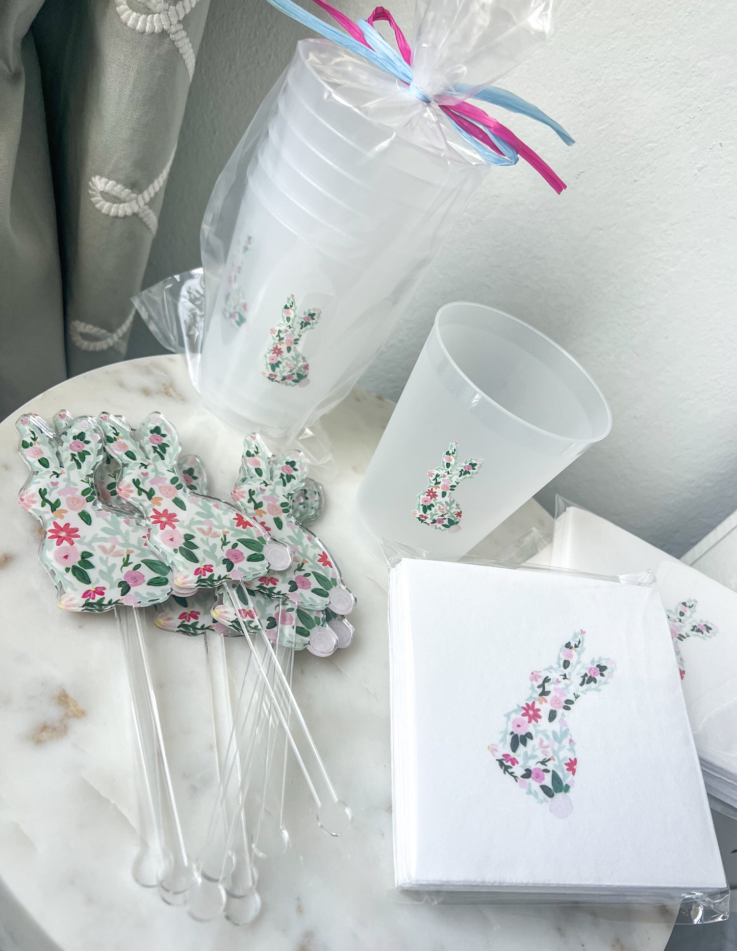 La Fleur Bunny Party Napkins