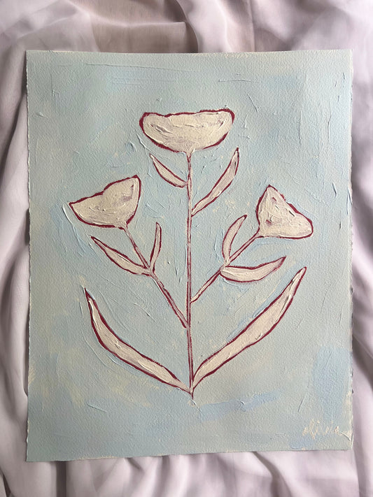 Americana Block Print on Fine Art Paper